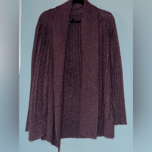 All Saints Spitafields Cable Open Front Sweater - Picture 1 of 4